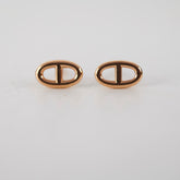 Hermes Farandole Rose Gold Stud Earrings